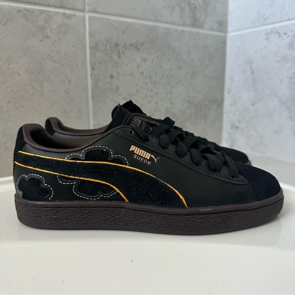 Puma Black Sneakers Size 5 Youth
